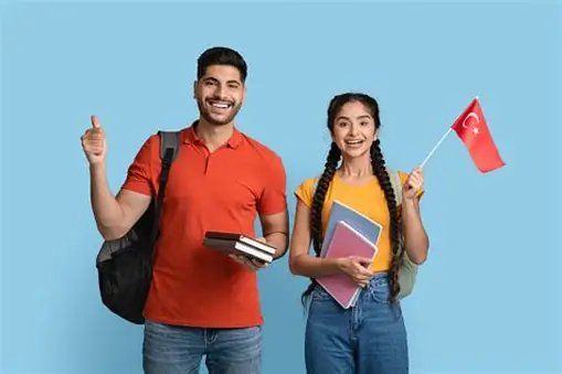 Diverse students learning together at a university