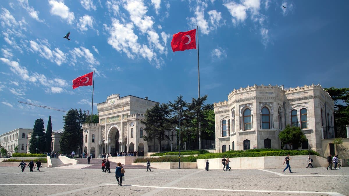 International students enjoying campus life in Turkey